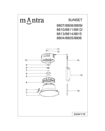 SUNSET * 30/40W Heat Sink